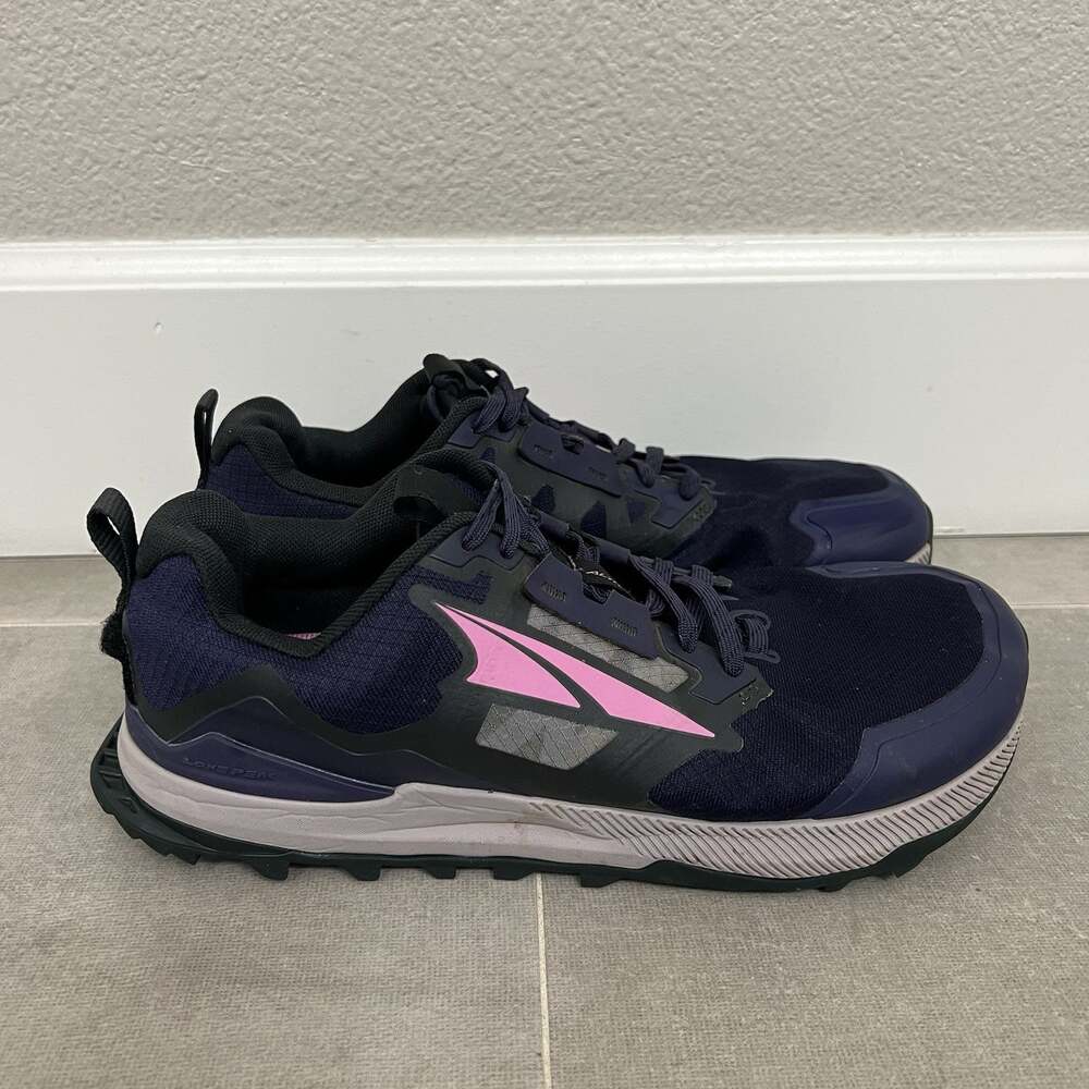 Altra Lone Peak 7 Womens Size 9 Purple Trail Running Sneakers Outdoors Shoes